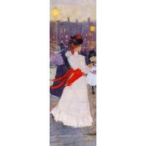   name Lady with a Red Sash, by Prendergast Maurice