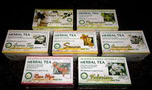 Natural Herbal tea Assortment CHAGA Senna Valerian more  
