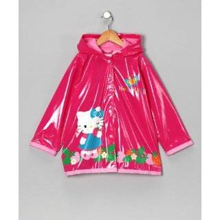 Sanrio Hello Kitty Girls Pink Rain Coat   Sizes X small 4/5 and Small 