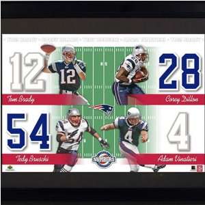  NFL Jersey Numbers Collection New England Patriots   Team 