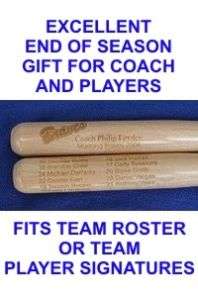 10 PERSONALIZED Award Baseball Bats Player or Coaches  