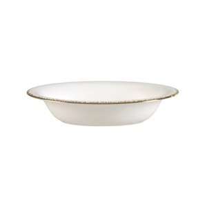  Vera Wang GILDED LEAF Open Vegetable Bowl Oval 9.75 in 