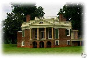   Forest unique octagon brick country house plan by Thomas Jefferson
