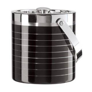 Oggi Double Wall Ice Bucket with Flip Lid and Stainless Ice Scoop 