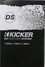 NEW KICKER DS680.2 6x8 COMPONENT CAR SPEAKERS 07DS680.2 713034027508 