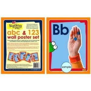  ABCs and 123s Wall Posters