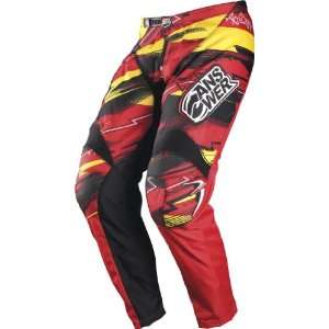  ANSWER SYNCRON PRISM MX MOTOCROSS PANTS RED/YELLOW 28 