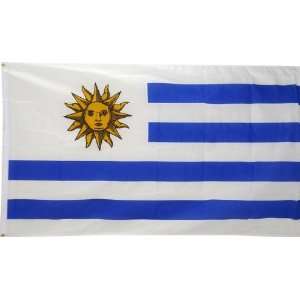  Uruguay National Country Flag 3x5 Patio, Lawn & Garden