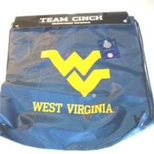   West Virginia University Drawstring Backpack Back Sack Sports