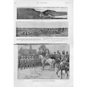  Rainy Season & Gen French In Transvaal Old Prints 1901 
