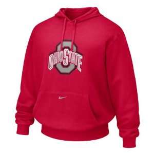  Nike Ohio State Buckeyes Scarlet Classic Logo Hoody 