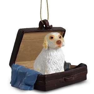 Clumber Spaniel Traveling Companion Dog Ornament