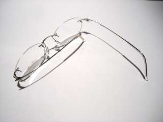 New SILHOUETTE Rimless Eyeglasses M 6483 6050 silver   