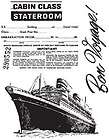 cruise ship rubber stamp  