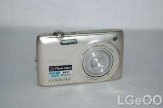 Nikon COOLPIX S4100 Digital Camera 14.0MP 5x Zoom  