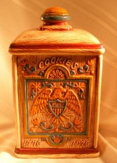 EAGLE ON A COOKIE JAR  1776   1976  OLD FASHIONED  