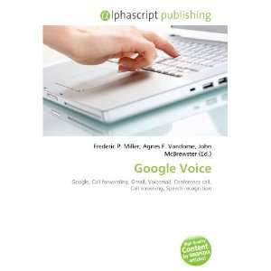 Google Voice 9786132674012  Books