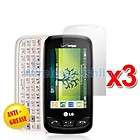 3X Anti Glare Matte LCD Screen Protector Accessory for LG Cosmos Touch 