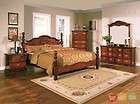 Coventry 4 Piece Queen Poster Bed Solid Pine Wooden Bedroom Furniture 