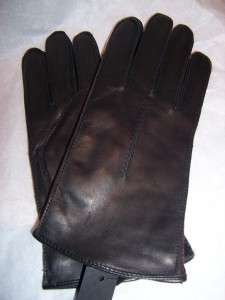 Kenneth Cole Leather gloves Black/Brown  