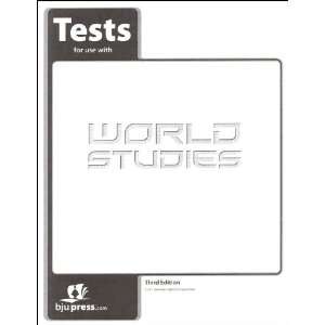  World Studies Tests (9781591669814) BJU Press Books