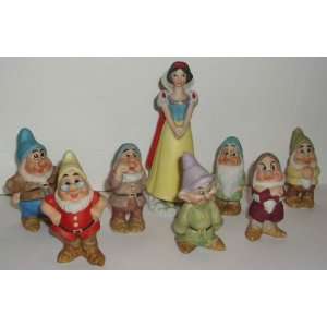 Snow White and Seven Dwarfs Bisque Set 
