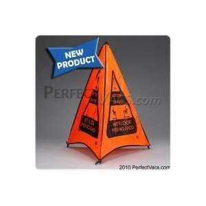  Perfect 32 3 Sided Pop Up Safety/Wet Floor Sign   Orange 