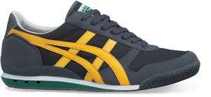   Mens ULTIMATE 81 HN201 Asics Shoes Castle Rock (Grey) Yellow  