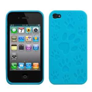 Dog / Cat Paw Flex Gel Soft Case / Skin / Cover for AT&T Apple iPhone 