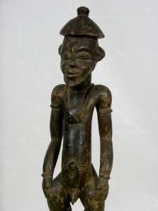 Stunning Old African Tribal Art SENUFO Ancestor Figure Collectible 