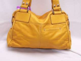 Makowsky BUTTERSCOTCH Leather MONTGOMERY Satchel Handbag A93783 $ 
