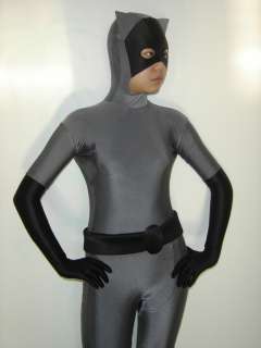 lycra zentai superhero Halloween costumes greg catwoman size S XXL 