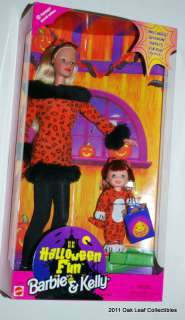 1998 Halloween Fun Barbie and Kelly set  