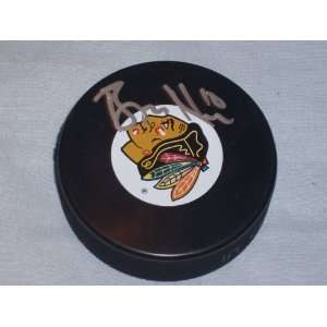  Brian Noonan Autographed Chicago Blackhawks Puck 