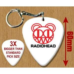  Radiohead BIG Guitar Pick Keyring Musical Instruments