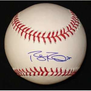  Ryan Raburn Autographed Official Major League Baseball 