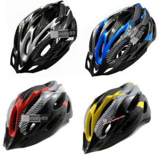 NEW Cycling Bicycle Adult Mens Bike Helmet red carbon colour With 