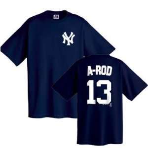  Alex Rodriguez (New York Yankees) Youth Name and Number T 