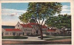 Postcard Union Depot Augusta GA  