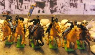 BRITAINS DEETAIL Union Cavalry Range 6 Riders Lot  