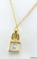 We guarantee this pendant and necklace to be 14k gold as stamped 