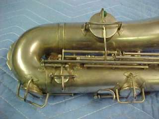 Antique Wurlitzer American C Melody Saxophone, New Pads and Ready to 