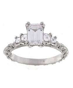 Tacori Platinum CZ 1/2ct TDW Diamond Wedding Ring  