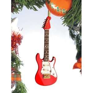    Electric Guitar Red & White by Broadway Gifts