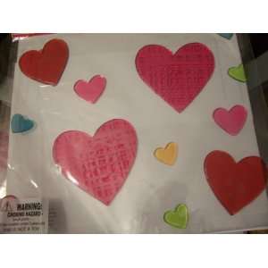  Valentine Window Gel Cling ~ Hearts Toys & Games