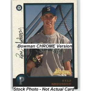  1998 Bowman Chrome #129 Ryan Anderson RC   Seattle Mariners 