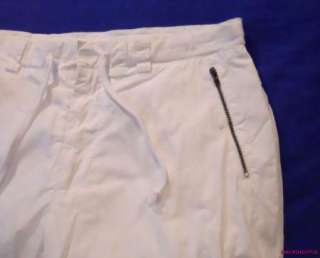 NEW $145 Ralph Lauren RLX White Cotton Casual Pants M  