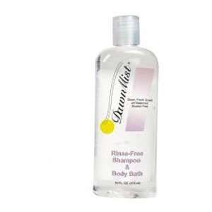 Rinse Free Shampoo & Body Bath, 16 oz. Bottle with Dispensing Cap, 12 