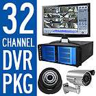 32 Channel DVR H 264 Surveillance Camera Package CCTV  