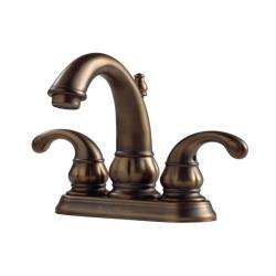 Price Pfister Treviso Velvet Aged Bronze Centerset Bathroom Faucet 